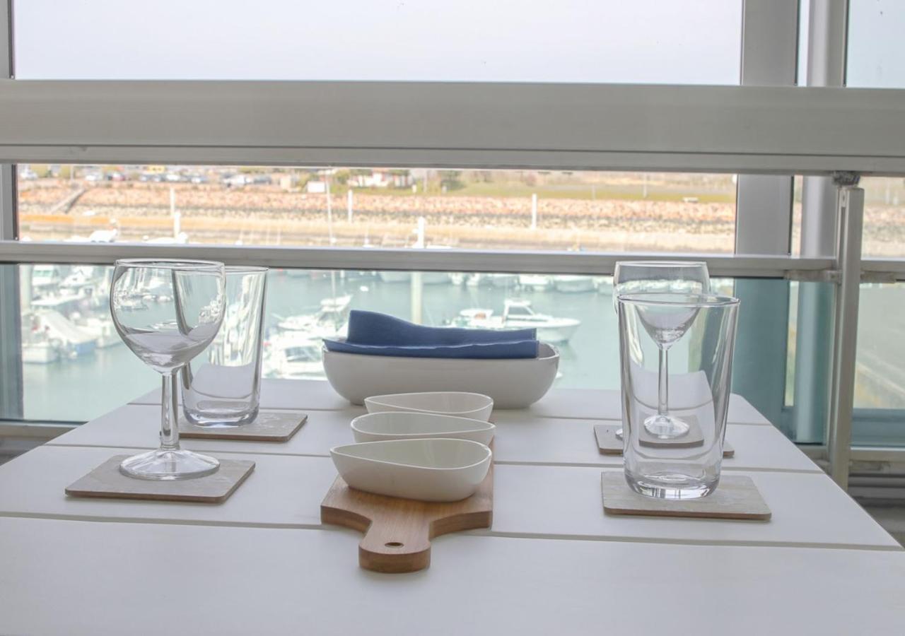 Le Greement - Appartement vue mer Courseulles-sur-Mer Eksteriør bilde